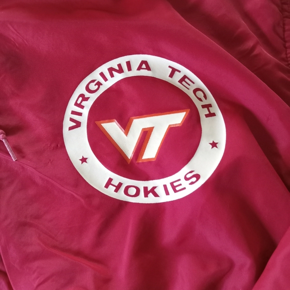 VTG 90s Russell Athletic Virginia Tech Hokies NCAA 1/4Zip Pullover Windbreake XL - Picture 3 of 5